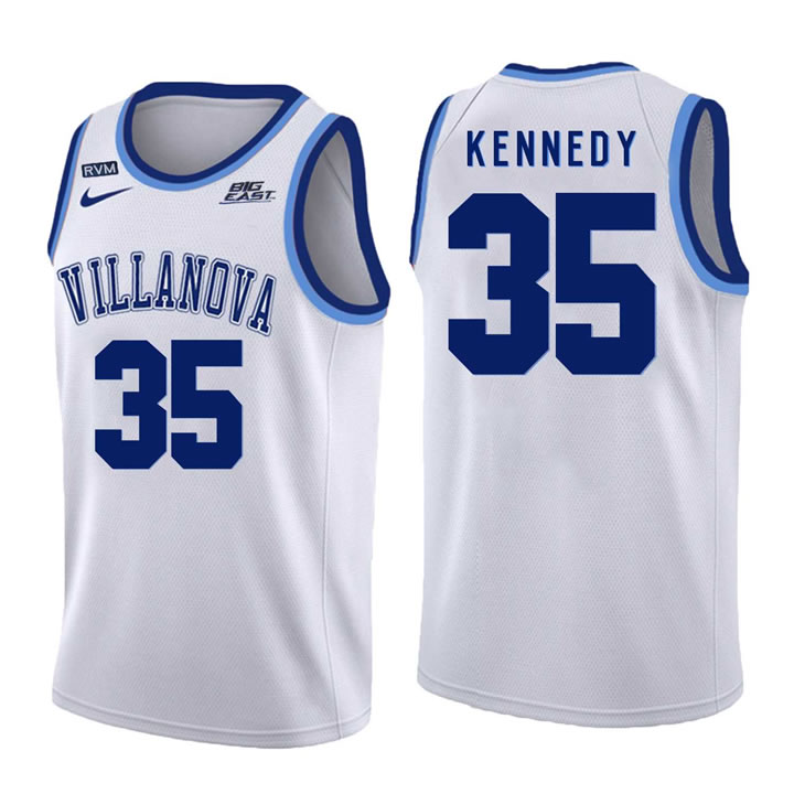Villanova Wildcats 35 Matt Kennedy White College Basketball Jersey Dzhi